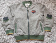 Bluza dla chłopca 122 bomberka nowa bez metki 5.10.15. szara z kieszeniami