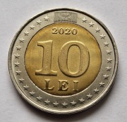 Mołdawia 10 lejów, 2020 30. rocznica przyjęcia flagi państwowej