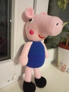 George ,maskotka z włóczki 