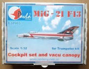 MiG-21 F13 > zestaw waloryzujący PAULA  skala 1/32 C32003
