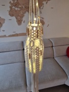 Lampion wiszący makrama boho