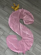 Metrowe balony 83 cyferki różowe ze złotą koroną