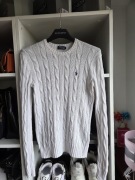 Lekki sweterek Ralph Lauren warkocz 
