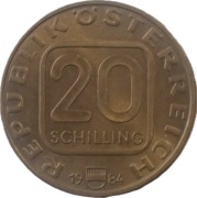 Austria 20 szylingów z 1984 roku SCHLOSS GRAFENEGG - OBEJRZYJ MOJĄ OFERTĘ