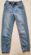 Jeansy joggery z gumką H&M.  Rozm 140