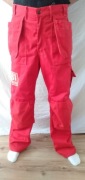 spodnie robocze Blaklader czerwone r. C 52 