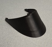 CZARNE przedłużenie, przedłużka błotnika, chlapacz, błotnik Kamikaze