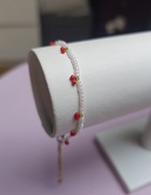 Bransoletka delikatna wisienki 