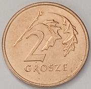 2 gr grosze 2002 r.  