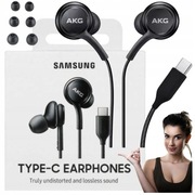 Oryginalne Słuchawki Samsung by AKG l USB-C Typ C Czarne