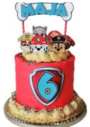 Dekoracje na tort Psi Patrol