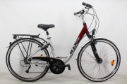Aluminiowy rower miejski RIXE 24 Biegi DEORE LX Koła 28 cali PRĄDNICA