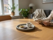 Taca Betonowa Dekoracyjna Okrągła Loft Industrialna Hand-made