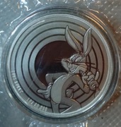 srebrna moneta Looney Tunes Bugs Bunny
