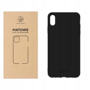 Etui kolorowe Matowe czarne do Apple iPhone Xs Max