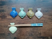 Zestaw japońskich podstawek pod pałeczki – rybki karei / hashioki – 5 szt.