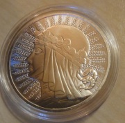 Jadwiga 1 oz czystego srebra srebro ag bulion Wawa