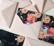 Kartka dla Kobiety - Bilecik do prezentu i kwiatów - Kobieca kartka