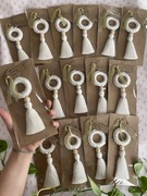 Brelok breloczek Brylok prezent makrama panieński ślub babyshower