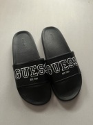 klapki guess elliot2 czarne rozmiar 45 nowe outlet logo modne