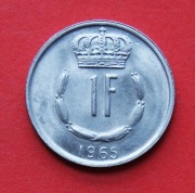 1  Frank  1965  r   - Luksemburg     stan !! 