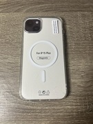 Etui na telefon iPhone 15 Plus/ MagSafe/szkło gratis