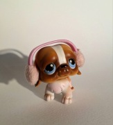 LPS Littlest Pet Shop, pies Bernardyn figurka oryginalna #76 St. Bernard