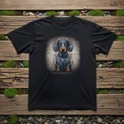 T-shirt Koszulka z jamnikiem mural