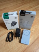Ładowarka Qi2 UGREEN W756 25W + zasilacz UGREEN GaN X526 2x USB-C 45W
