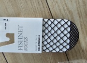 Skarpetki ozdobne calzedonia czarne kabaretki uni