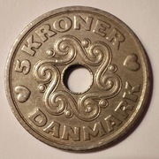 5 koron duńskich 1990