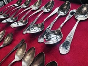 OKAZJA 123 elementy/ Duży zestaw sztućców posrebrzanych HEFRA MET-60
