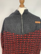 Sweter Devold wełniany outdoor grafitowy z zamkiem trekking narty L/XL