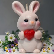 Zajączek z serduszkiem – Podaruj Czułość | Prezent Premium z Magnolią