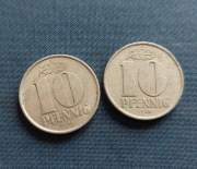 Moneta Niemcy 10 fenigów 1965 NRD 