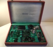 PRL Pełen Zestaw Sztućce Gerlach w Oryginalnym Boxie 6x wszystko + Sosierki