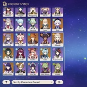 KONTO GENSHIN IMPACT 8 *,8 POSTACI FIVE STAR AR 56