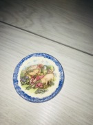 Angielski vintage magnes na lodówkę porcelana PRL 