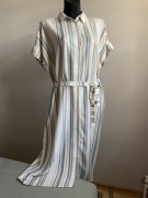 Primark piekna sukienka koszulowa długa letnia plus size wiskoza 42 44 XXL