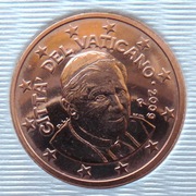 WATYKAN 2009 1 CENT UNC !!!!!!!!!!
