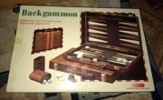 Backgammon (tryktrak) nowy ekskluzywny nieużywany zestaw