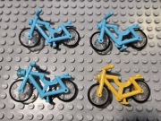 KLOCKI LEGO ELEMENTY ROWERY ROWER 4 SZT. CITY TOWN OD 1ZŁ LICYTACJA