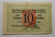 Banknot zastępczy Notgeld 10 Heller Austria