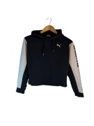 Bluza damska z kapturem Puma czarne logo s