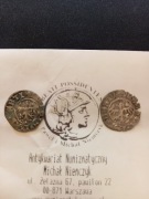 Półgrosz Jan I Olbracht bez daty "1492-1501" Kraków , srebro 2 sztuki