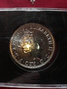 Moneta inwestycyjna. 2 funty. Uncja srebra.