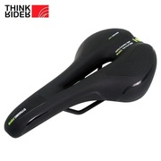 Siodełko rowerowe ThinkRider MTB Black/Green 28*15cm zielone logo 