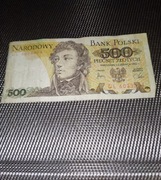 Banknot 500 zł z 01.czerwca.1982r