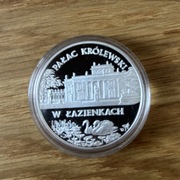 Moneta 20 zł pałac królewski w łazienkach 