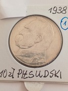 10 zł  Józef Piłsudski  1938 